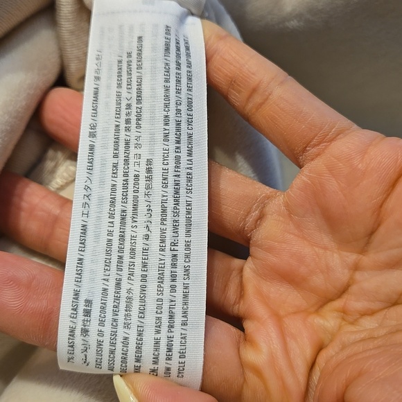 Abercrombie & Fitch Sherpa Teddy Cream Button Pocket Shacket Jacket New Out Tag - Picture 16 of 16